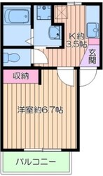 ホープの物件間取画像